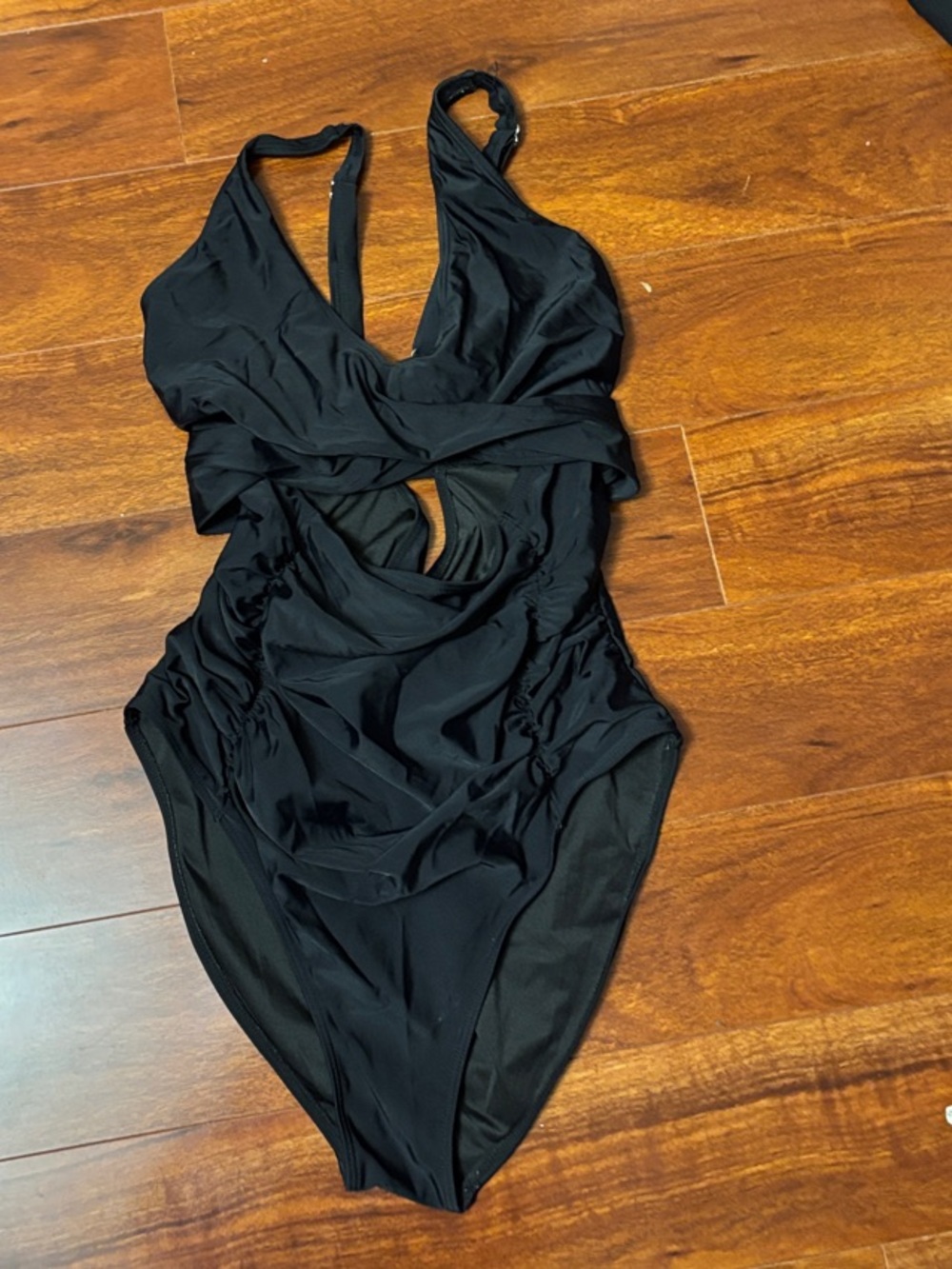 Black Cutout One-Piece Swimsuit - Women’s